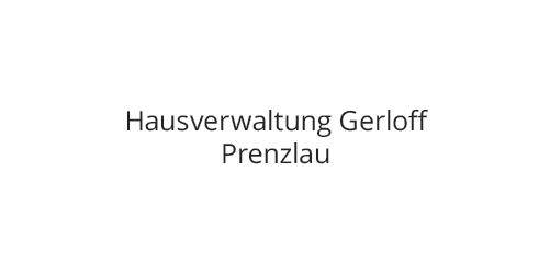 Hausverwaltung Gerolff